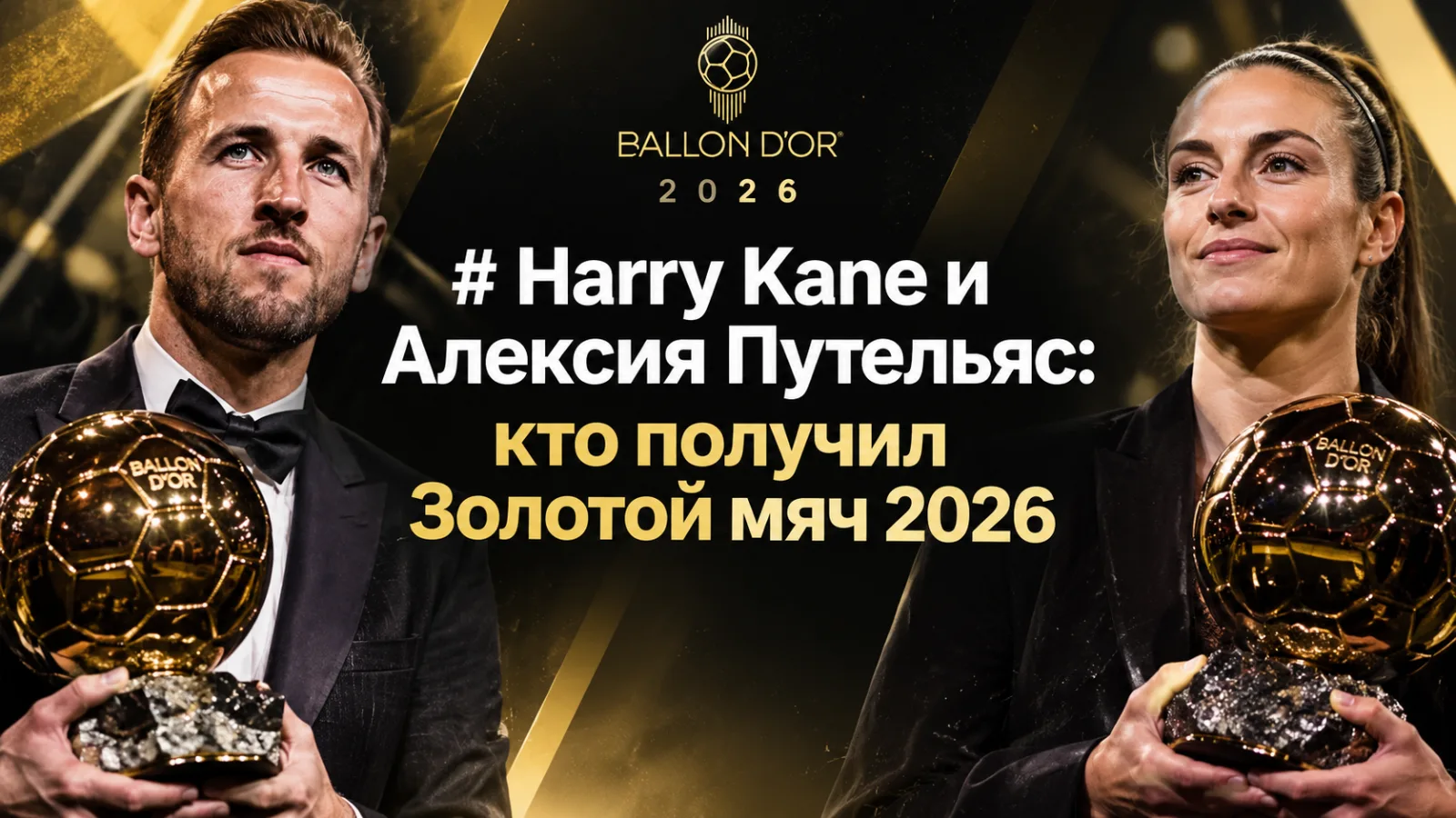 Harry Kane и Алексия Путельяс: кто получил Золотой мяч 2026