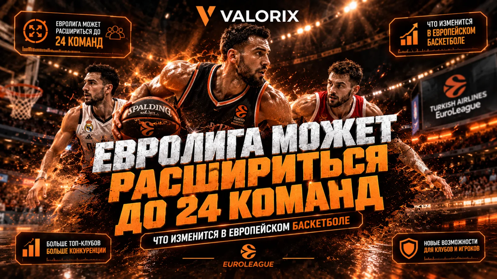 Евролига может расшириться до 24 команд: что изменится в европейском баскетболе